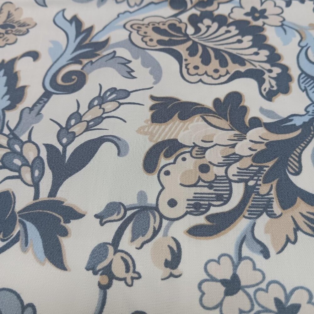 #617 Faux Brocade by Connecting Threads 100% Cotton Fabric 27" X 113" Jacobean